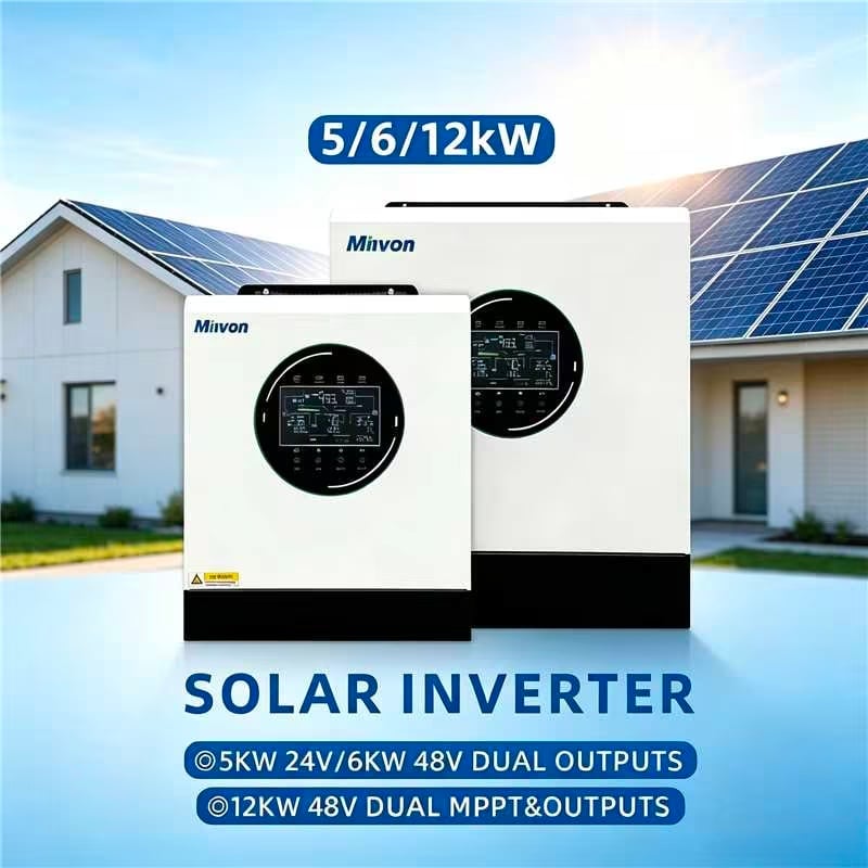 5KW/6KW/12KW Off Grid Solar Inverter SOL IA-S5 | Pure Sine Wave Dual AC Output