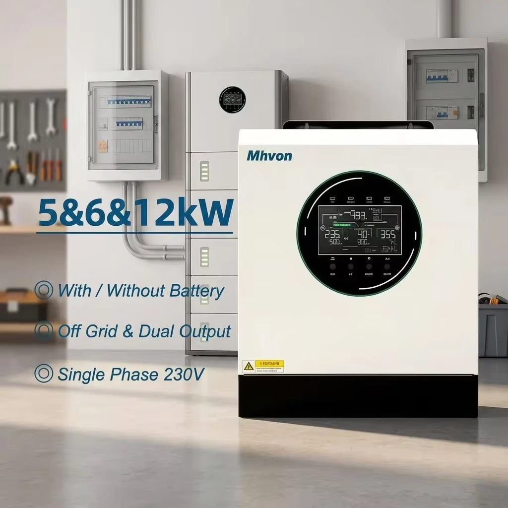 5000W SOL IA‑S5 Hybrid Off‑Grid Solar Inverter | 230V AC Pure Sine Wave Output, Dual MPPT, For Home Off‑Grid Solar Power Storage System
