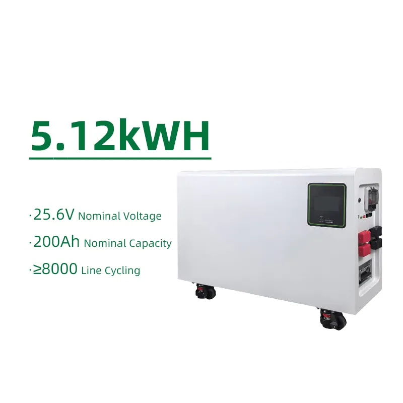 MINVON Wall & Floor Mounted LiFePO4 Lithium Battery, Up to 8000 Deep Cycles, Solar Home Energy Storage Lithium Iron Phosphate Battery Built-in Smart BMS