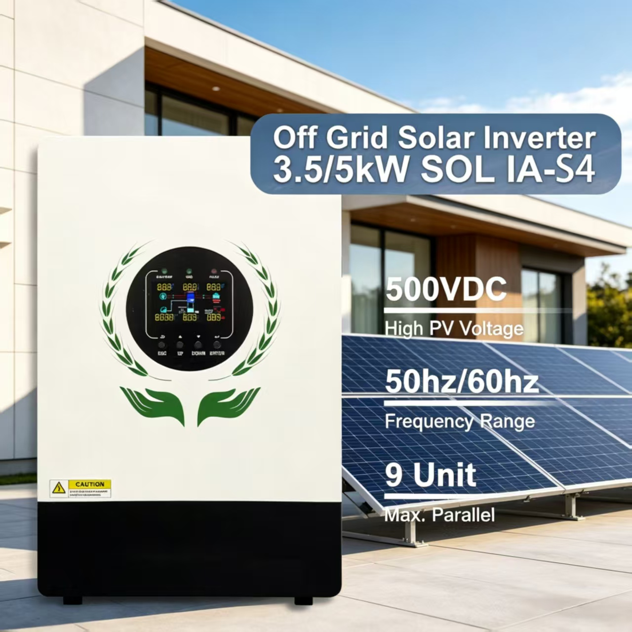 MINVON SOL IA-S4 Series 3.5KW / 5KW Off-Grid Solar Inverter | Single Phase Pure Sine Wave
