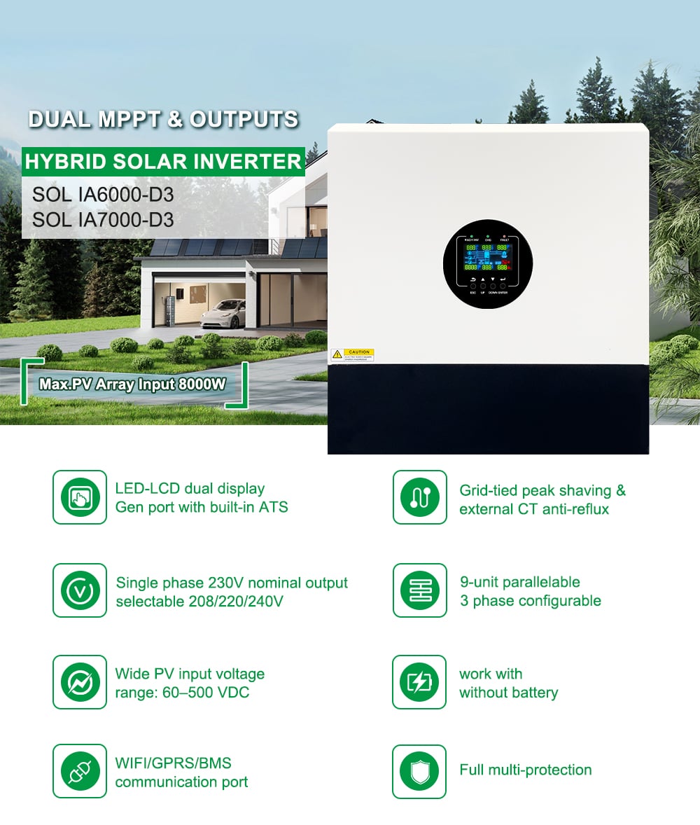 minvon sol ia d3 6 7kw all in one hybrid inverter for home solar system 955 efficiency ups function-0