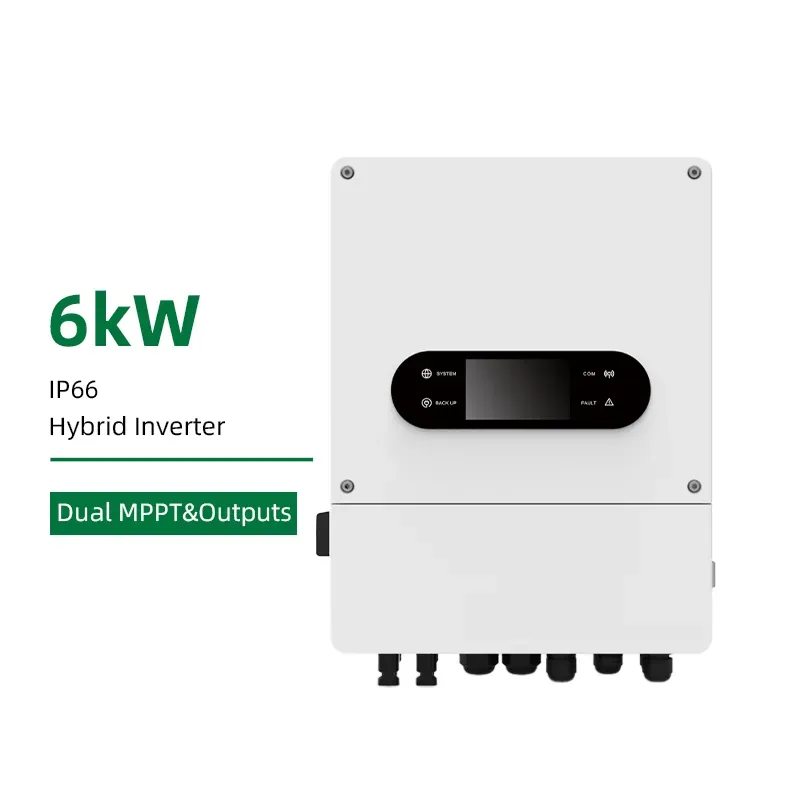 AEP-6KP1-D5 6kW All In One Hybrid Solar Charger Inverter IP66 Outdoor Dustproof Waterproof Dual MPPT 500VDC PV Voltage Generator Port For Home Off Grid Energy Storage Power Backup