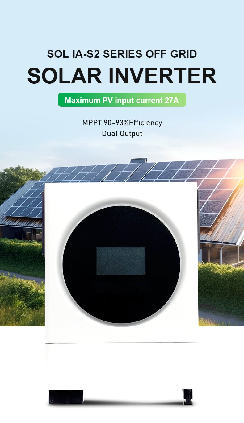 minvon sol ia s2 all in one off grid solar inverter 4kw 6kw 230v single phase pure sine wave hybrid solar charger 60 450v wide pv input-1