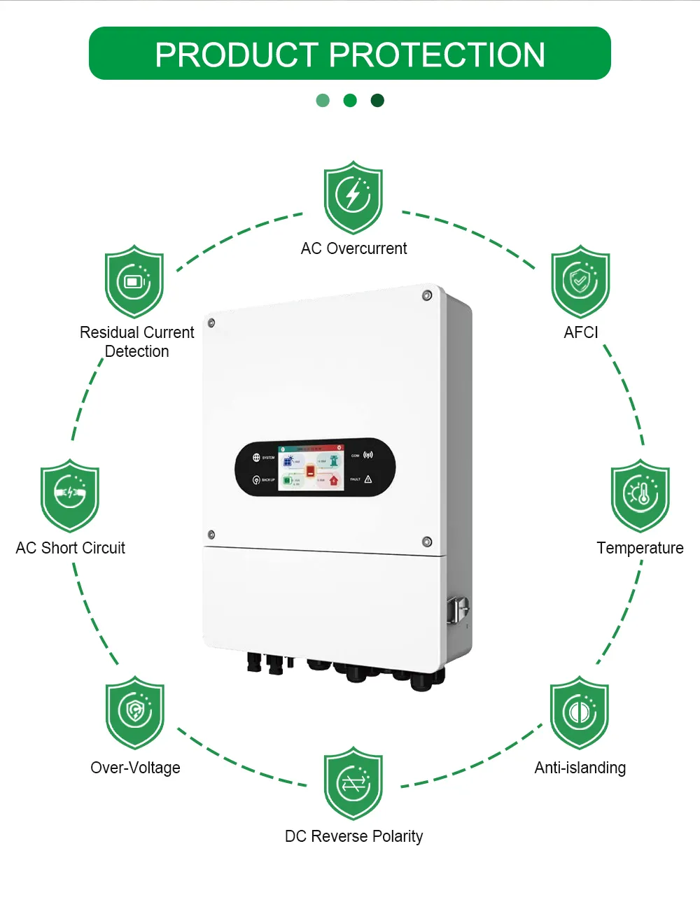 MINVON AEP-6KP1-D5: 6kW Outdoor Hybrid Inverter, 97.6% Efficiency, IP66, WiFi Optional
