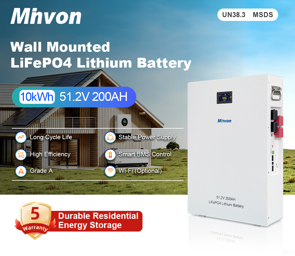 1024kwh 512v 200ah lifepo4 lithium battery wall mount solar energy storage battery with smart bms for hybrid off grid solar inverter home power system-0