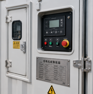産業用防音コンテナ式ディーゼル発電機セット（耐食性コンテナ）