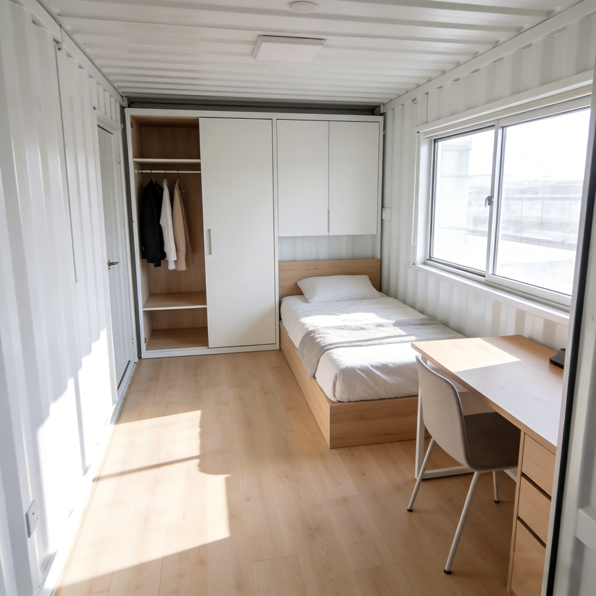 prefabricated container house for living apartment
