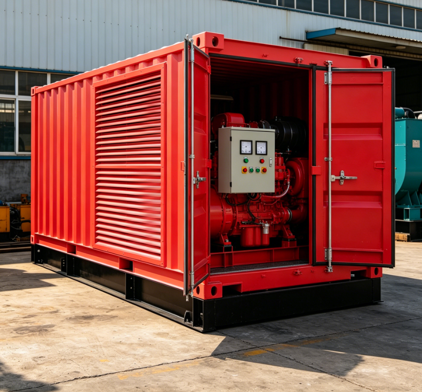 20フィート高品質電源発電機セットコンテナ