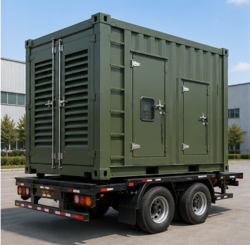 Containerized Diesel Generator set Soundproof Container for Outdoor 
