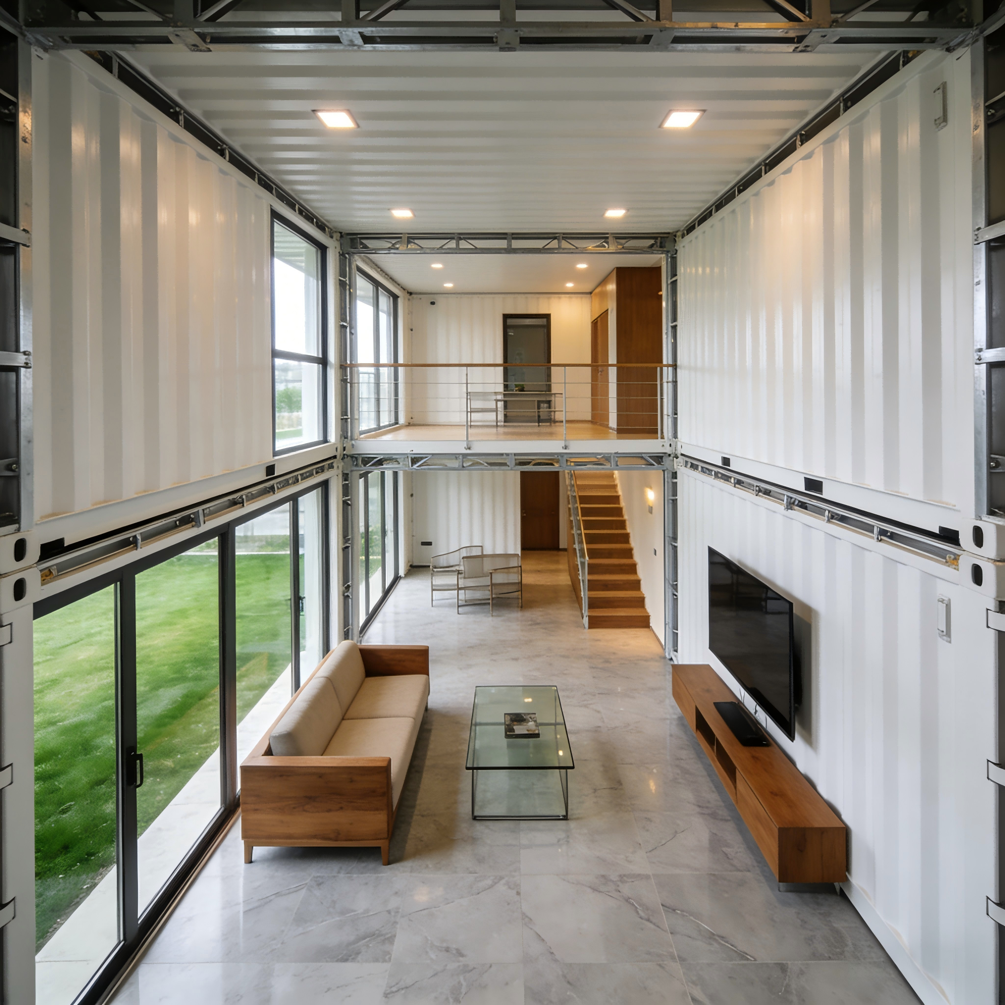 Prefabricated container house for hotel