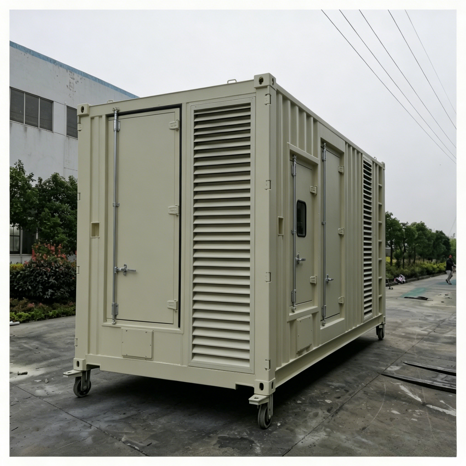 20フィート防水電源発電機セットコンテナ
