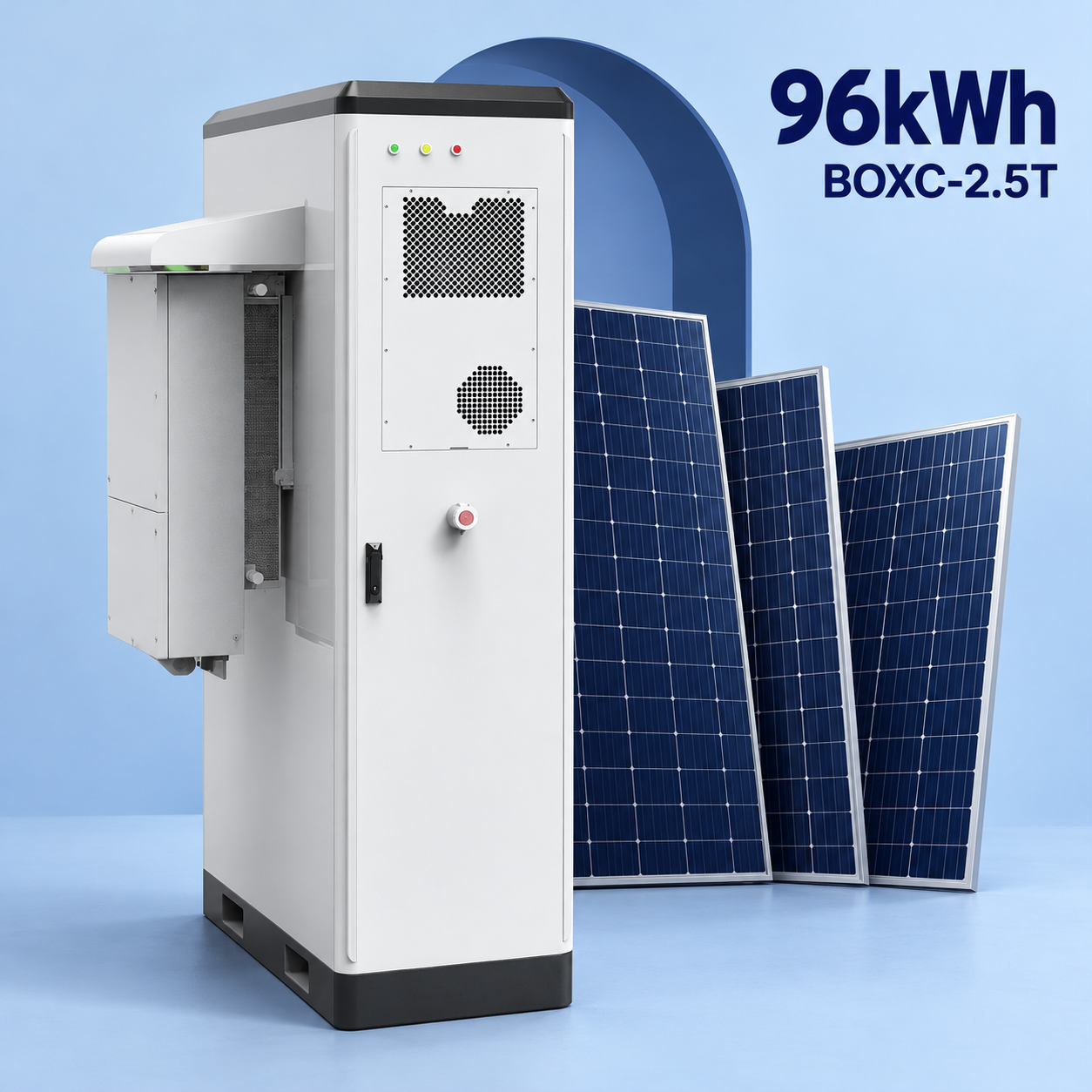 Battery Storage Cabinet for C&I Energy Management with 96kWh Outdoor ESS System