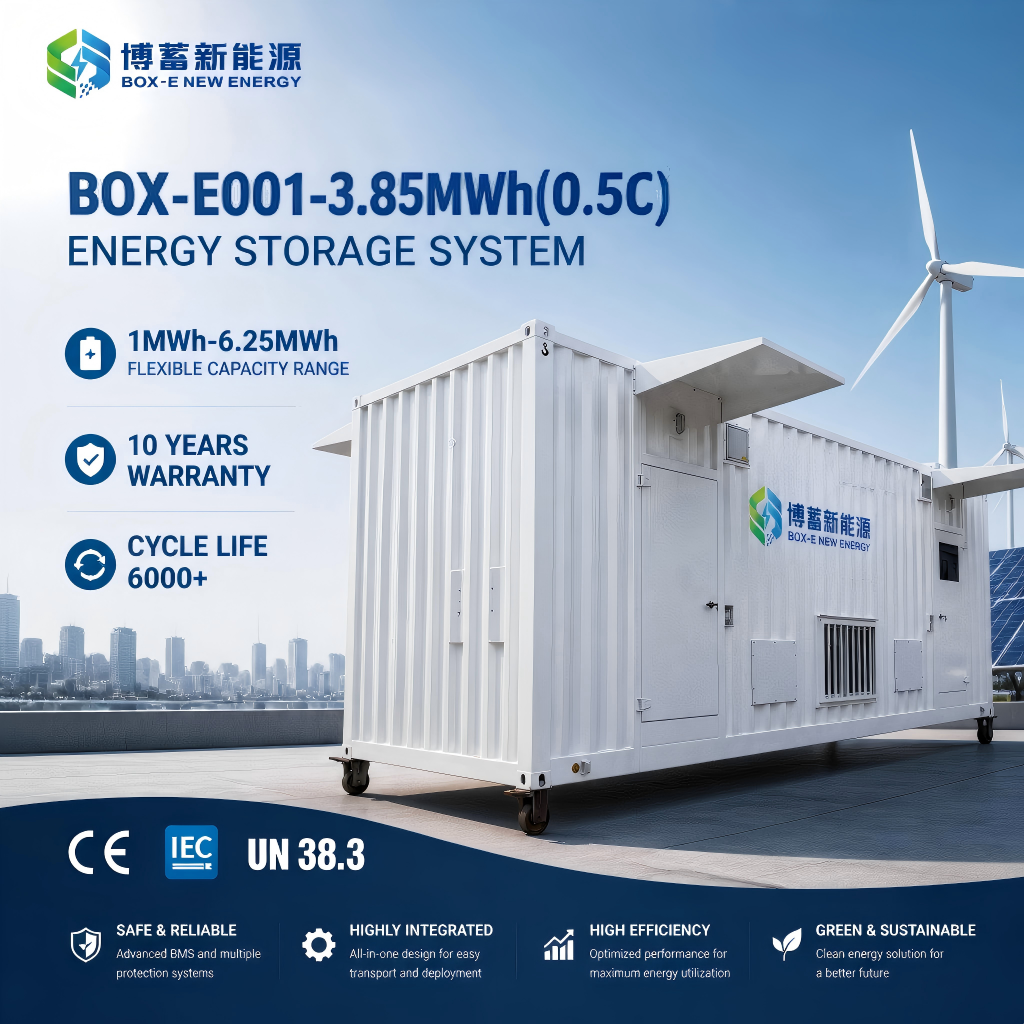 3.85MWh 0.5C BESS Container 40ft First-Class LiFePO4 Air Cooling Solar Farm Grid Backup Energy Storage