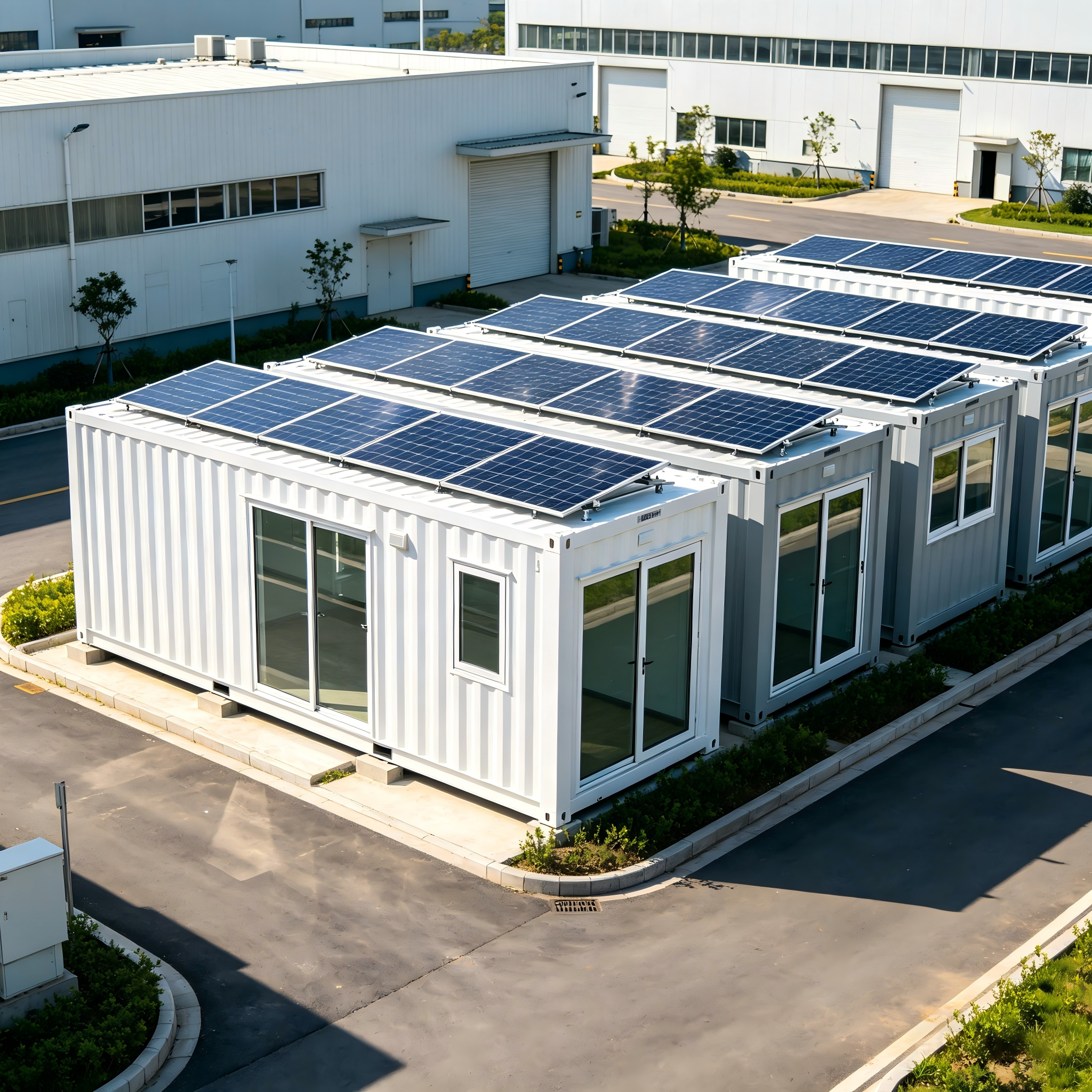 Green & Smart prefabricated container house for commercial 