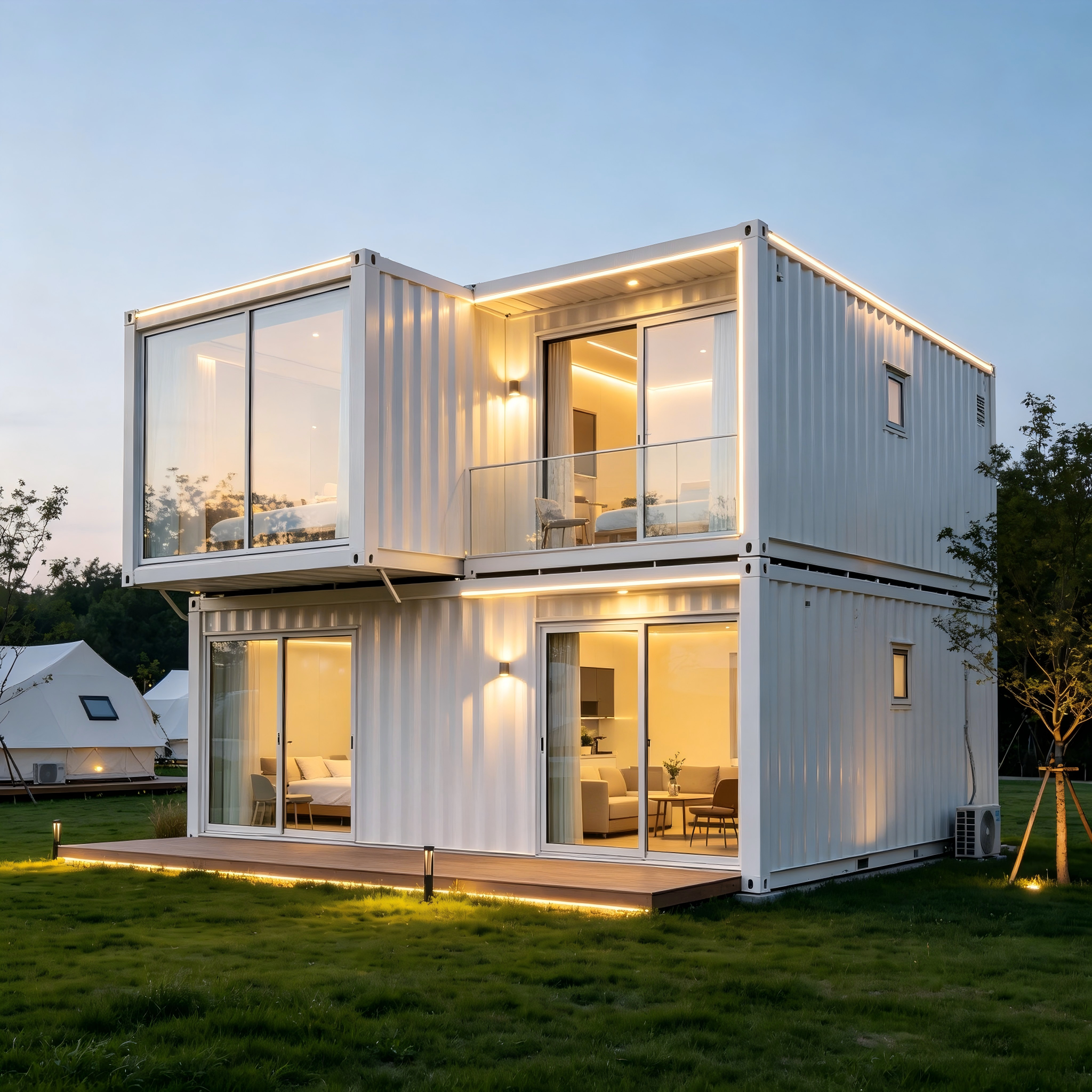 Luxury Prefabricated container house for hotel