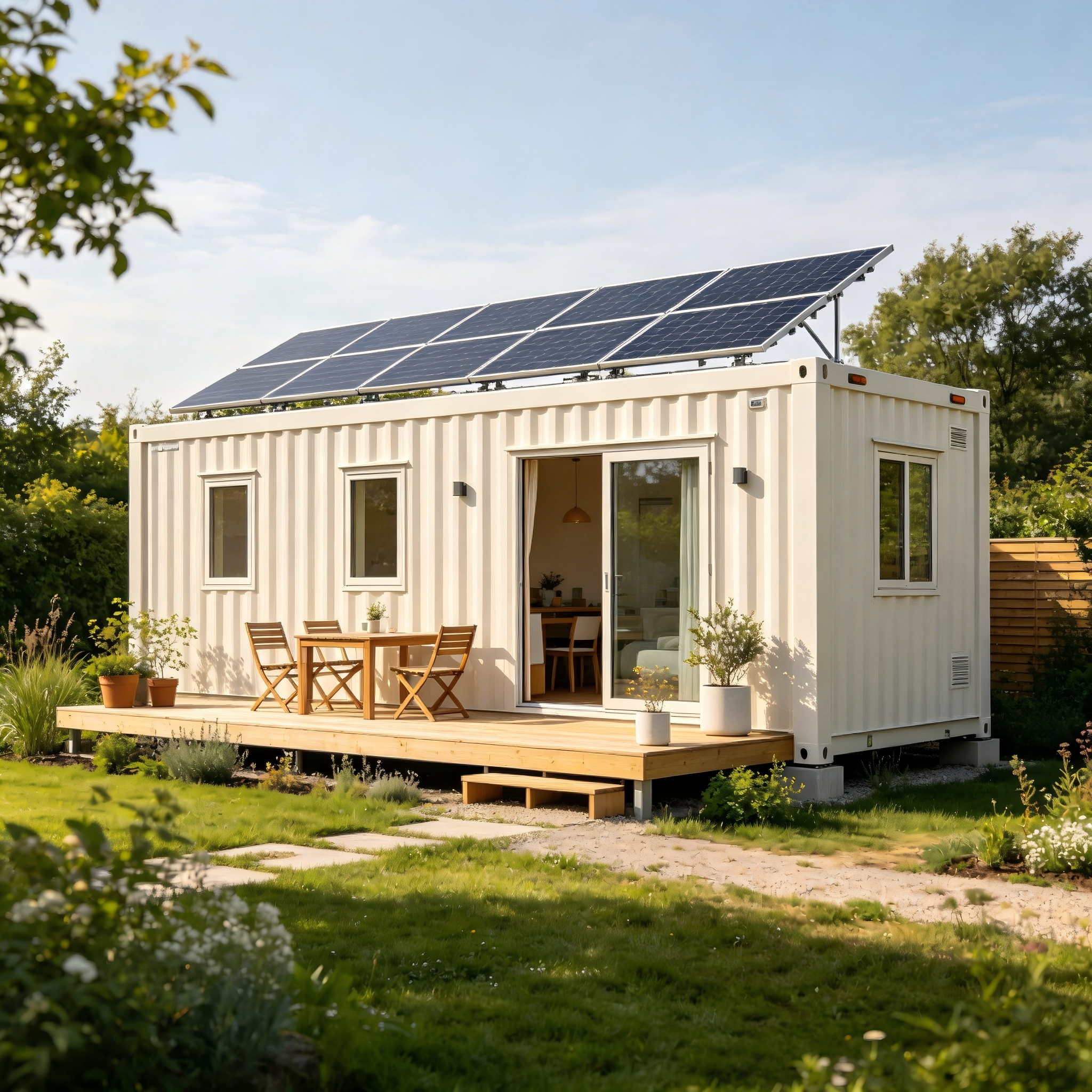Green Intelligent prefabricated container house 