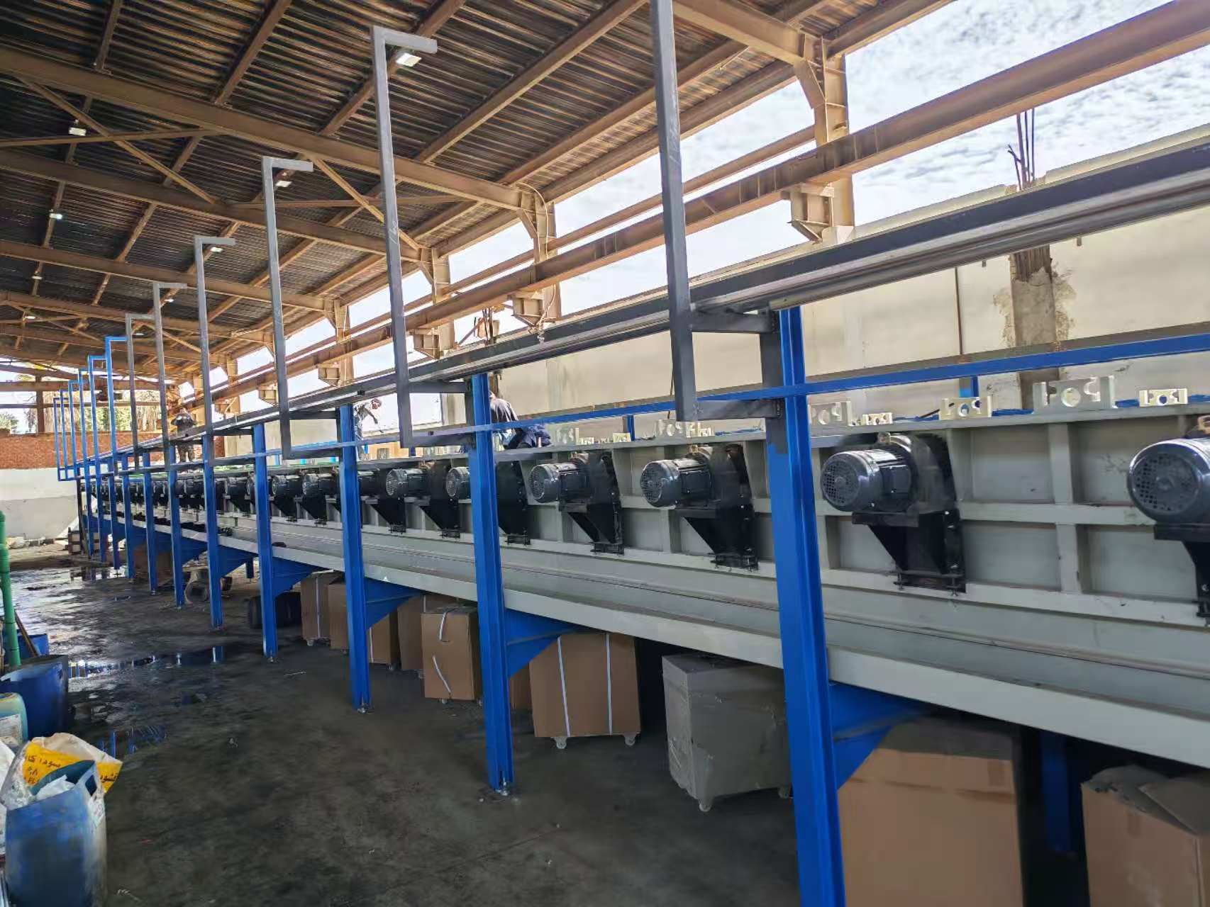 Capacity Expanded Again! The Company's Galvanizing Production Line Successfully Put into Operation