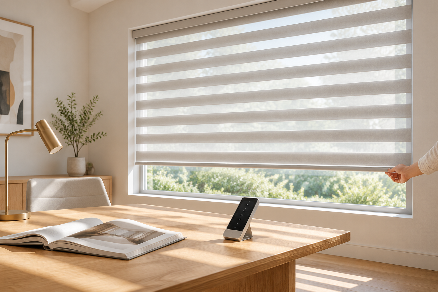 The Next-Gen Smart Home: Why Dual-Mode (Manual & Motorized) Zebra Blinds Are Revolutionizing Modern Window Treatments