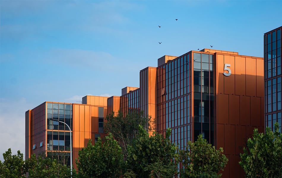 Metal curtain wall sandwich panel