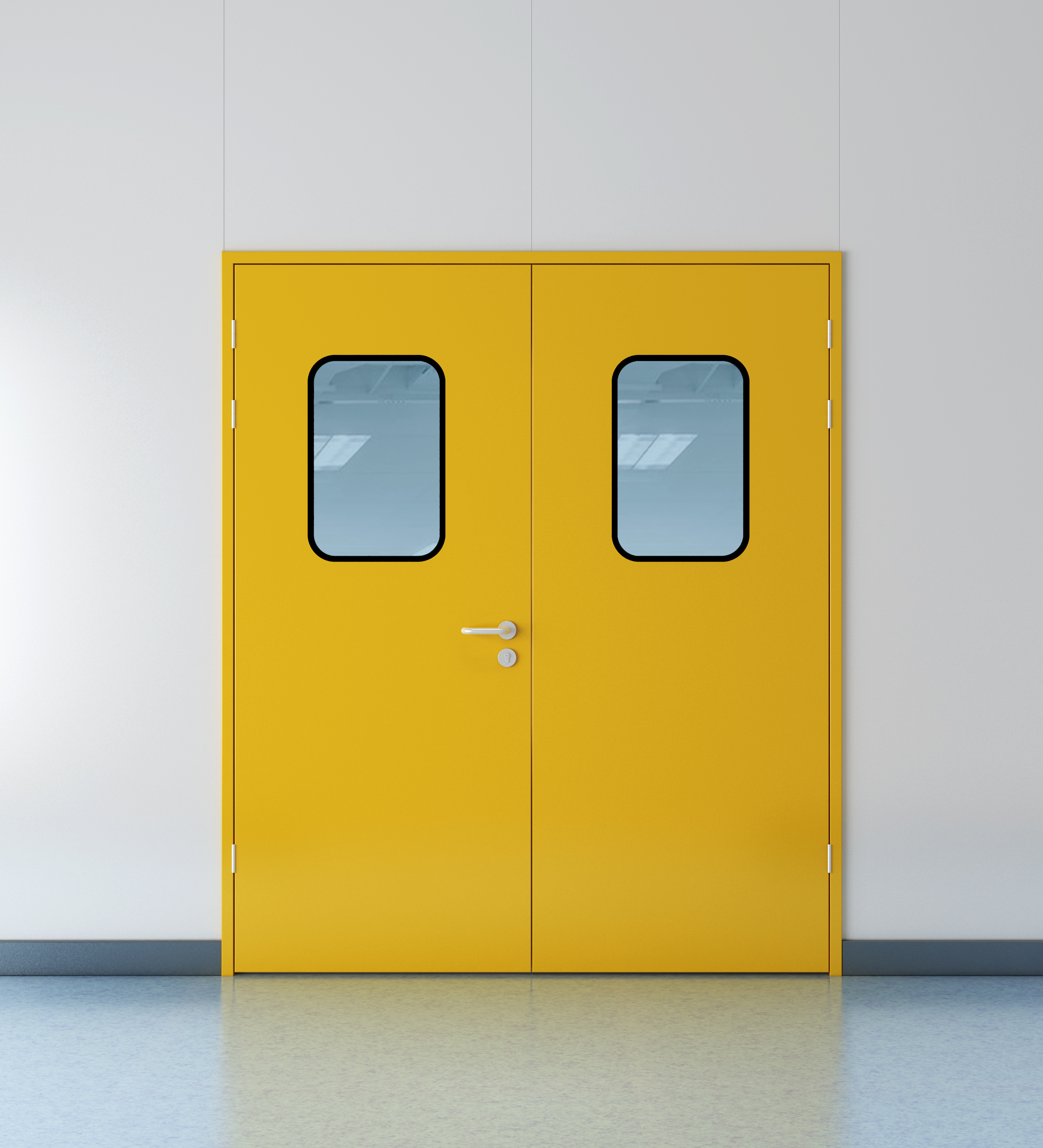 Porta de sala limpa farmacêutica