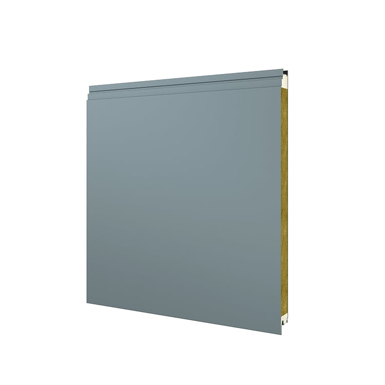 Rock wool sandwich panel with PU edge