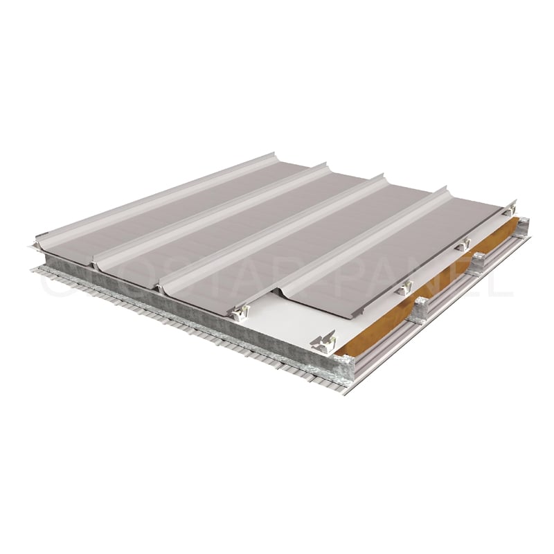 The GF228  BIPV standing seam metal roof panel 