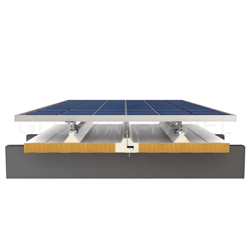 PVR1000 Solar Photovoltaic Roof Sandwich Panel