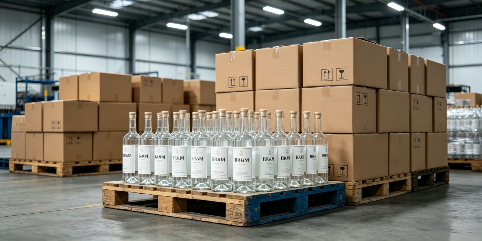 750ml standard spirits bottle — global fifth and the 9-liter case baseline
