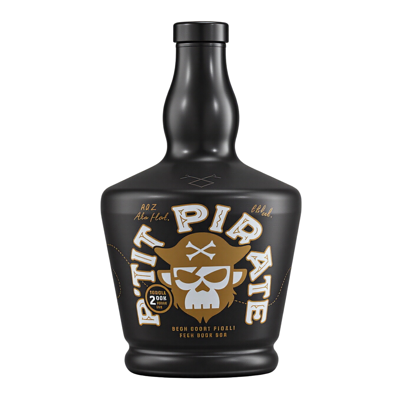 🏴‍☠️ Luxury Custom Pirate Rum Glass Bottle Manufacturing Project