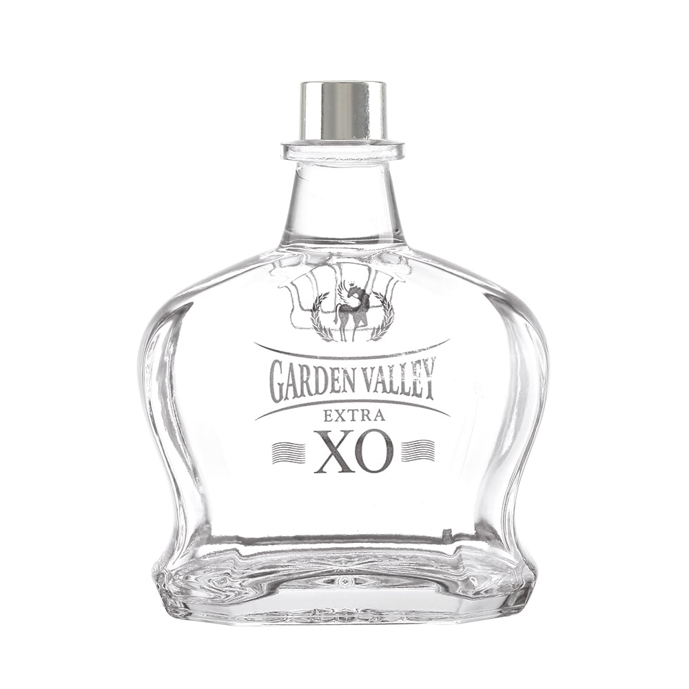 Premium Glass Liquor Bottles, Spirit Bottles Custom LOGO & Patterns Available 700mL / 750mL For Brandy, Whiskey, Tequila, Vodka & Other Spirits Compatible with Cork Stoppers
