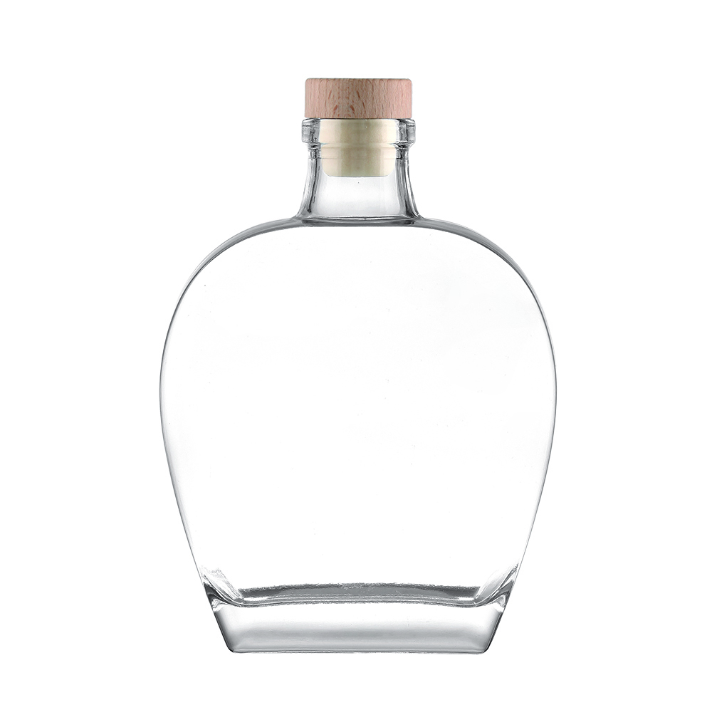 High-Quality Crystal White Glass Liquor Bottles, Spirits BottlesAvailable in 750ml and 700mlSuitable for whisky, vodka, tequila, rum, brandy, etc.Can be equipped with cork stoppersSupports customized processes including screen printing, hot stamping, labe