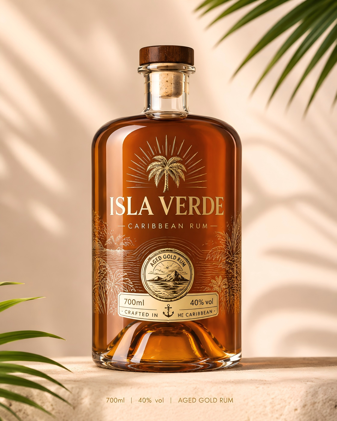 Case Study | Premium Caribbean Rum Glass Bottle Customization
