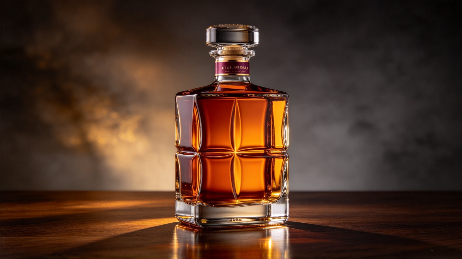 700ml four-panel square custom spirits bottle — mold redesign case study