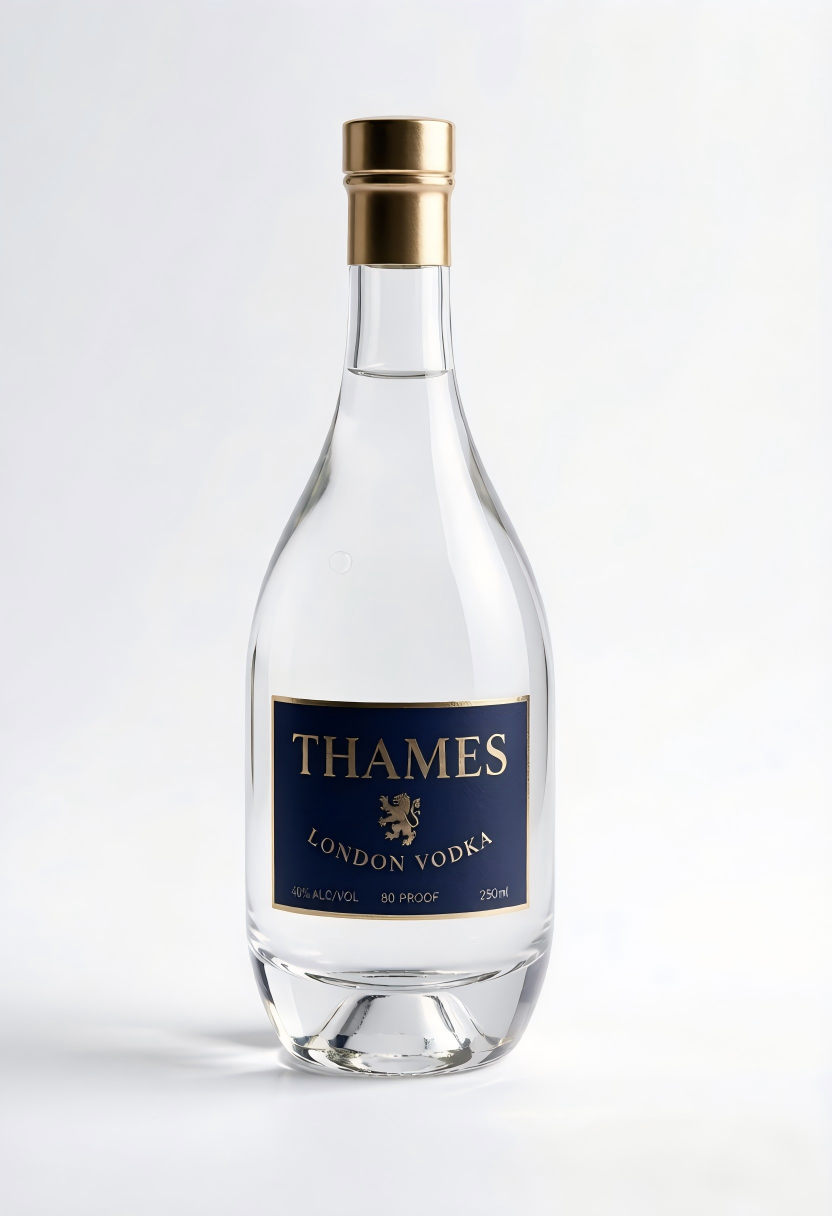Case Study | Premium London Vodka Glass Bottle Customization