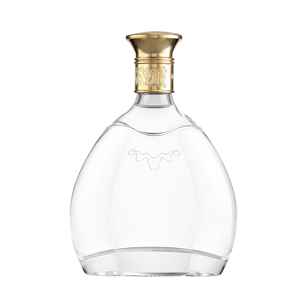 High-end lead-free crystal glass liquor bottles, empty spirit bottles in 700ml and 750ml, suitable for filling brandy, whisky, vodka and other spirits. Support customized screen printing and hot stamping techniques, matched with custom bottle caps.