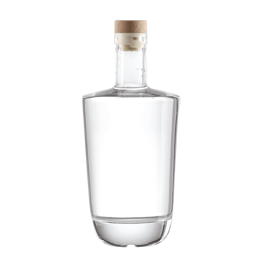 High-quality crystal white glass liquor bottles, spirits bottles available in 700ml/750ml. Suitable for brandy, rum, vodka, tequila, whiskey and other spirits.
