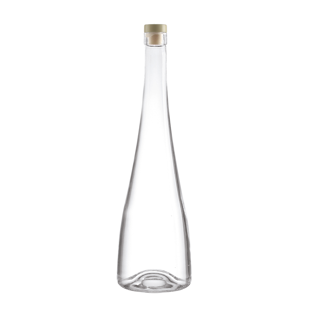 High-Quality Crystal Clear Glass Liquor Bottles, Empty Spirit Bottles Available in 750ml & 700ml. Ideal for Whiskey, Brandy, Rum, Vodka, Tequila and More. Support Personalized Customization with Cork Stoppers.