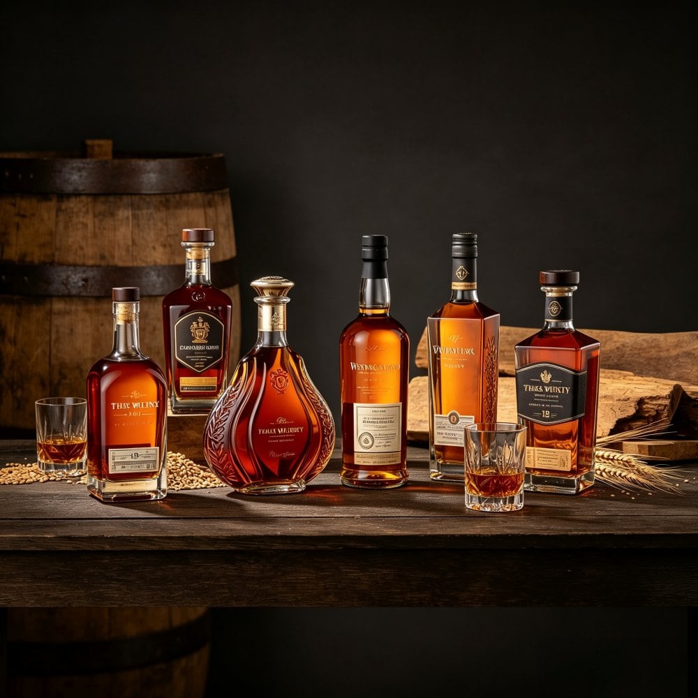 Den ultimative guide til sourcing af skræddersyede whiskyflasker: Vægt, rumfang, overfladebehandlinger og omkostningsfaktorer for destillerier