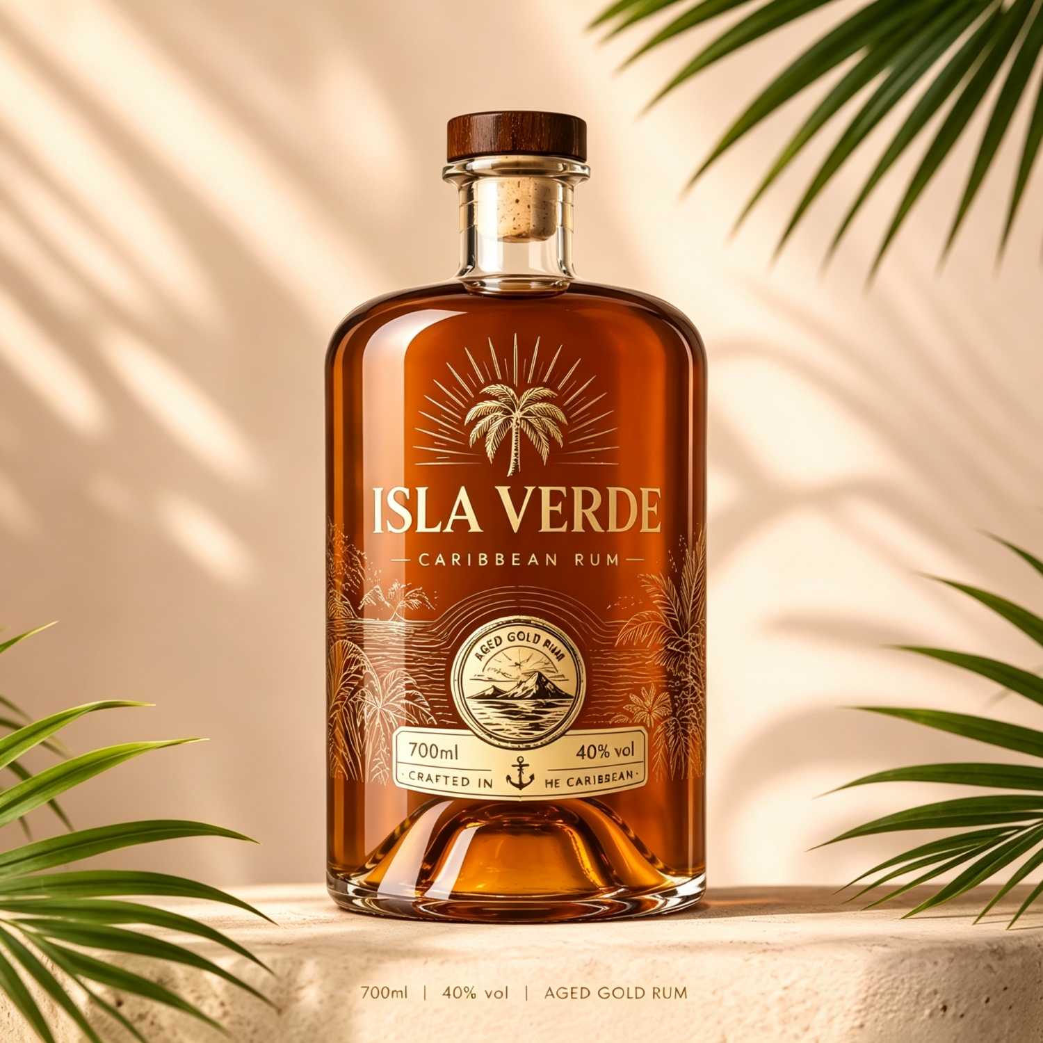 Case Study | Premium Caribbean Rum Glass Bottle Customization