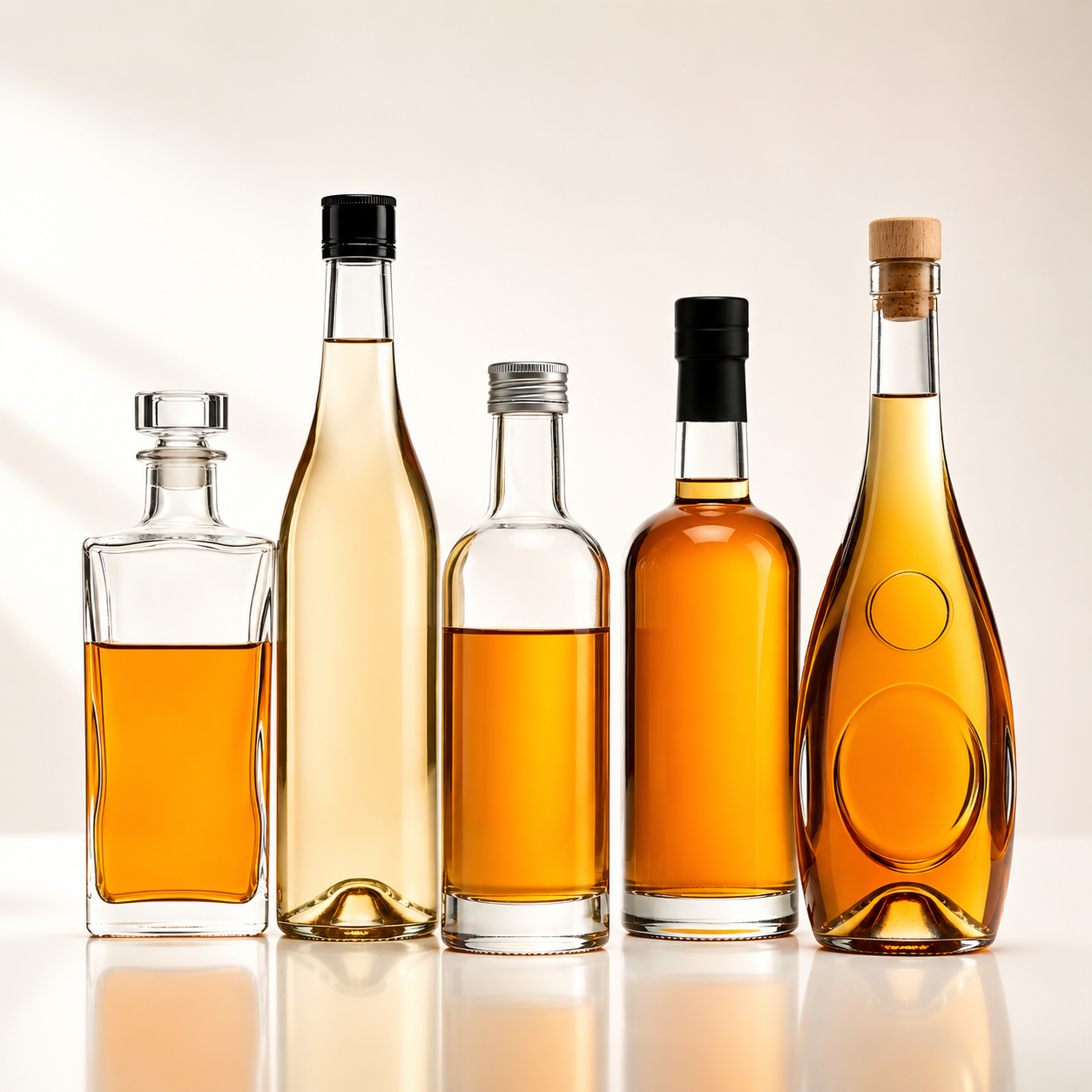 700ML Universal Spirit Glass Bottle  (Square Bottle Series)