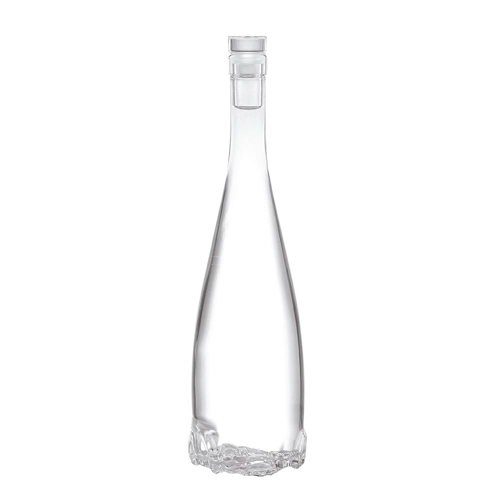 High-quality crystal glass liquor bottles, spirit bottles available in 700ml/750ml. Suitable for brandy, rum, tequila, whisky and other spirits. Support customization including spraying, decal printing, screen printing and hot stamping on the bottle body.