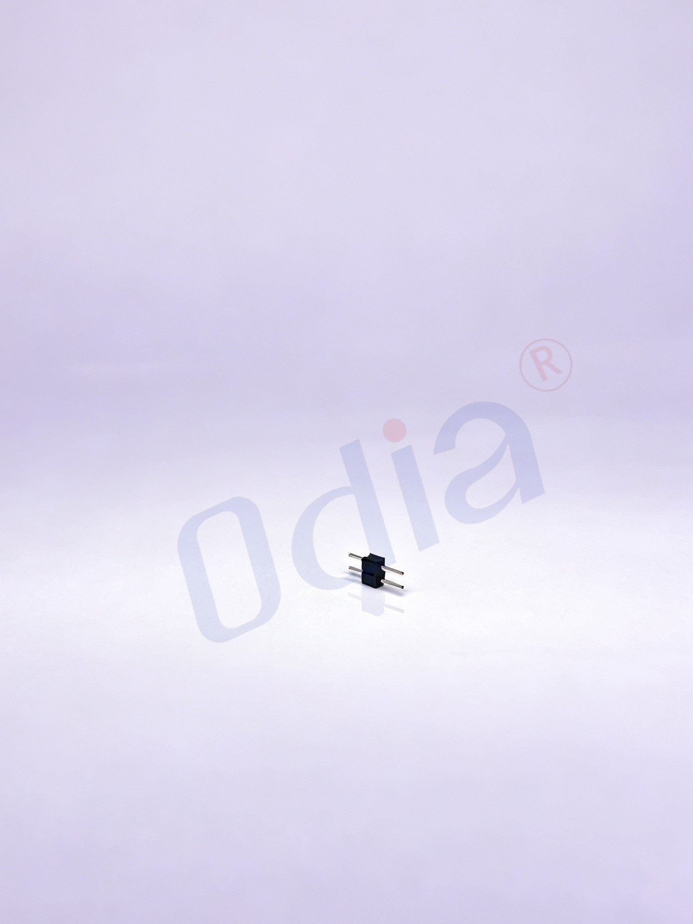 Přímý kolíkový konektor se čtvercovým otvorem, 2,0 × 2,0 mm, jednoradý, 1×2P, jedna plastová izolace, orientace 180°, celková výška 8,7 mm (PA = 3,9 mm, PC = 2,8 mm), povlak zlata nebo cínu nad 50 μ
