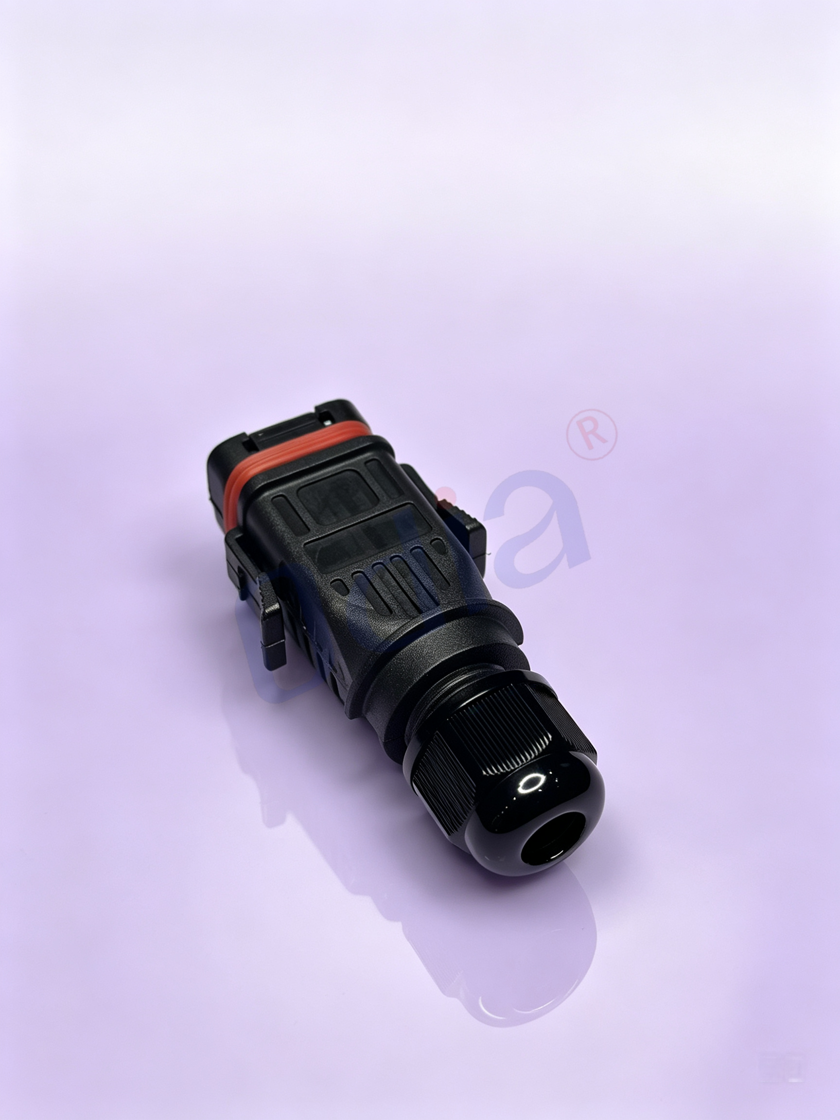 sunpowerstyle 23pin female solderwire connector tinplated with lock nut waterproof cable gland  waterproof gasket-13