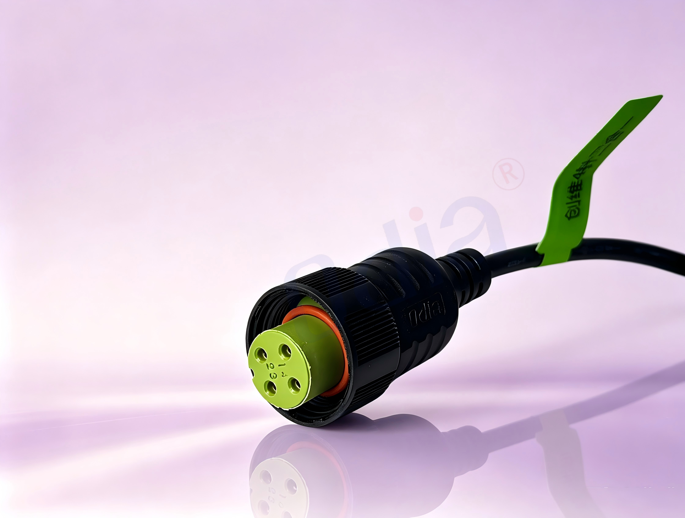 pv monitoring cable  skyworth 4pin female to straight jd8p-1