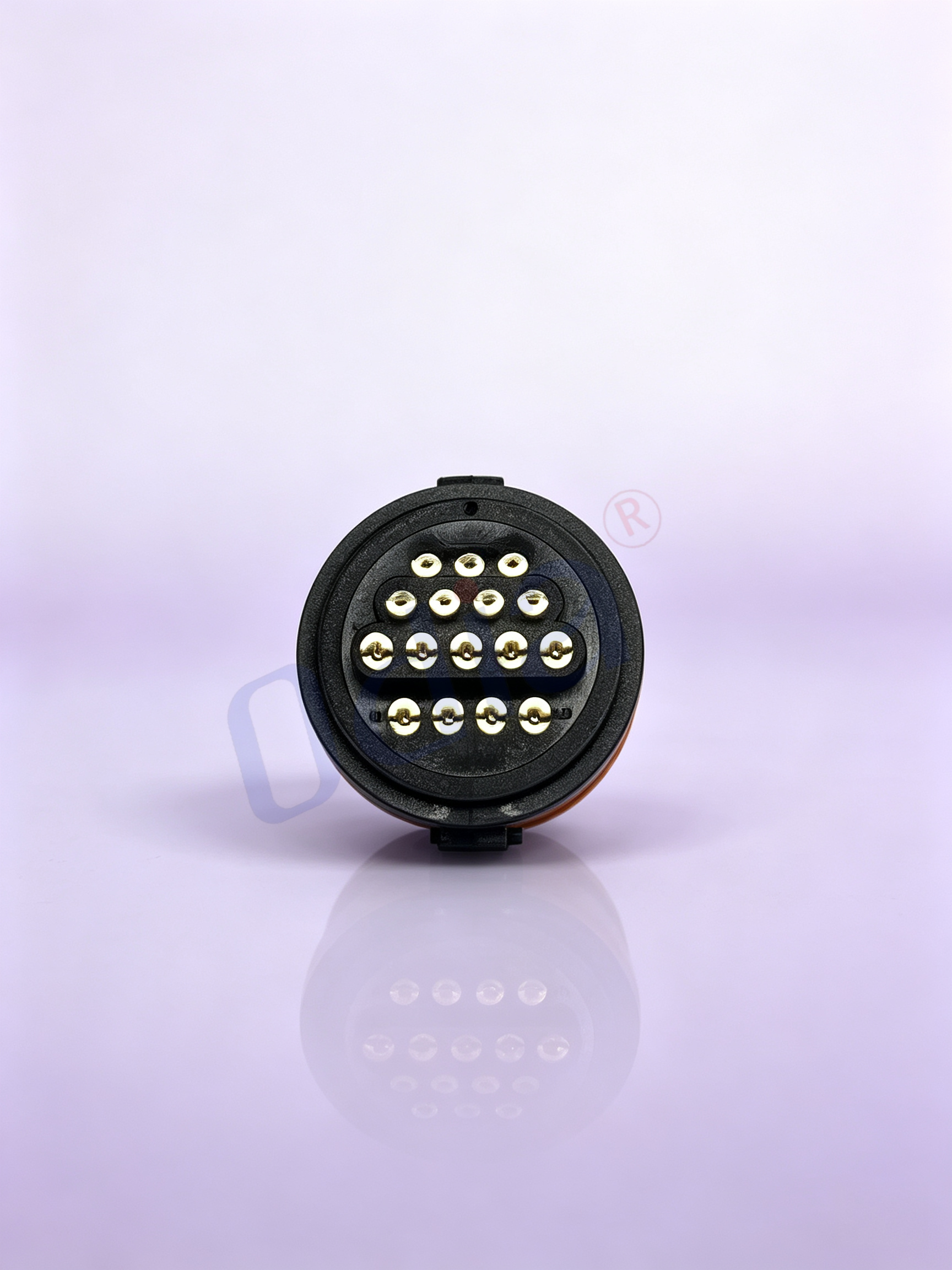 Why are round hole pin headers preferred in high-reliability applications?
