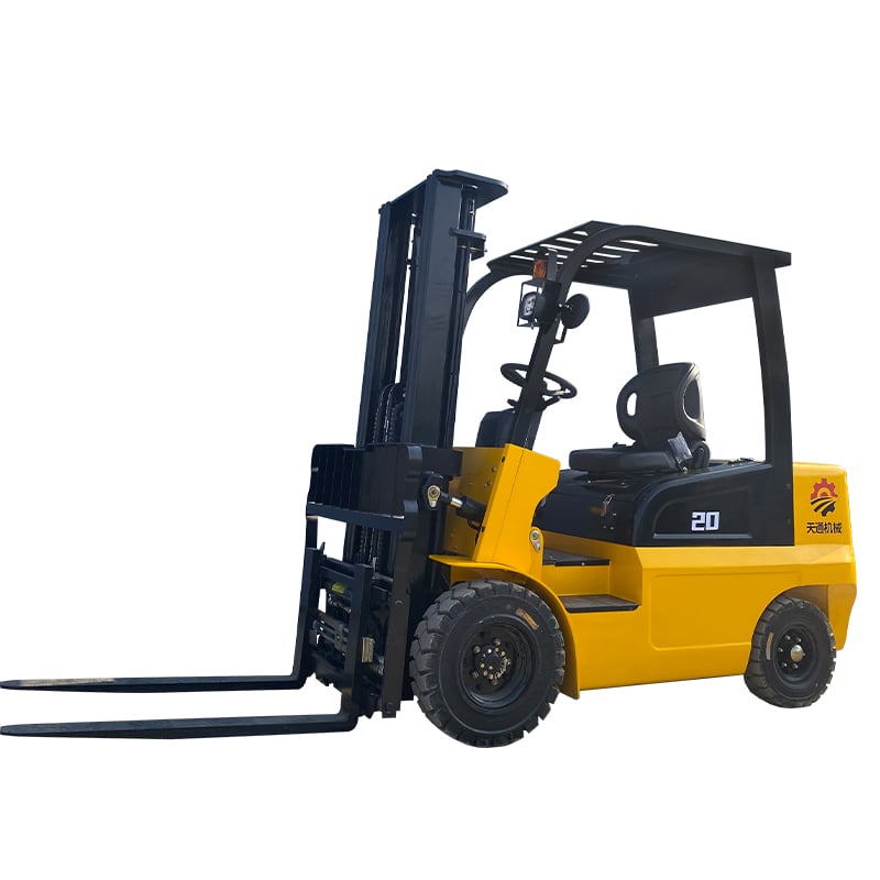 2Ton Electric Forklift Hydraulic Lift Adjustable for Warehouse Stacking