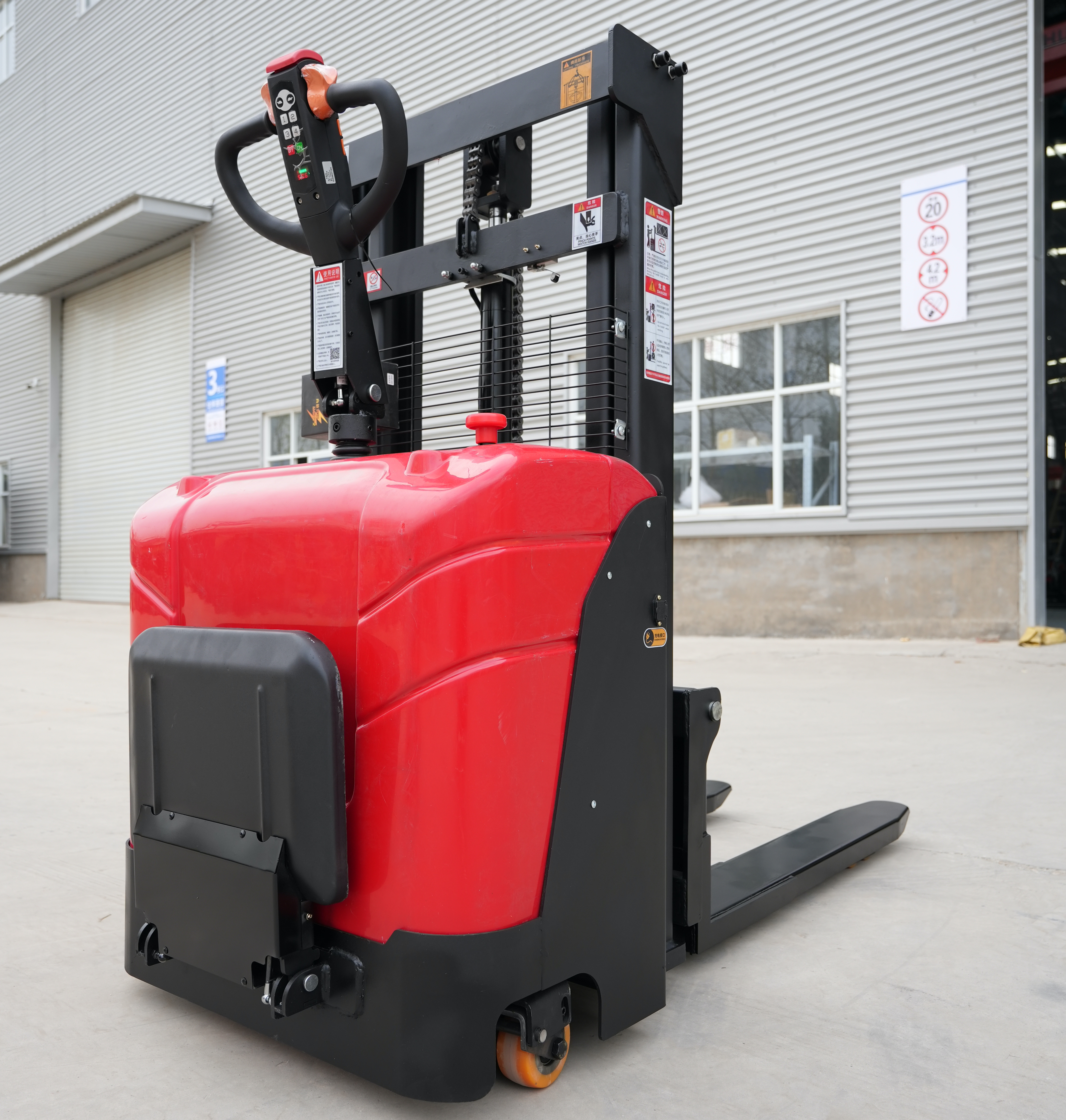 High-Performance Electric Warehouse Stacker Truck for Efficient Material Handling