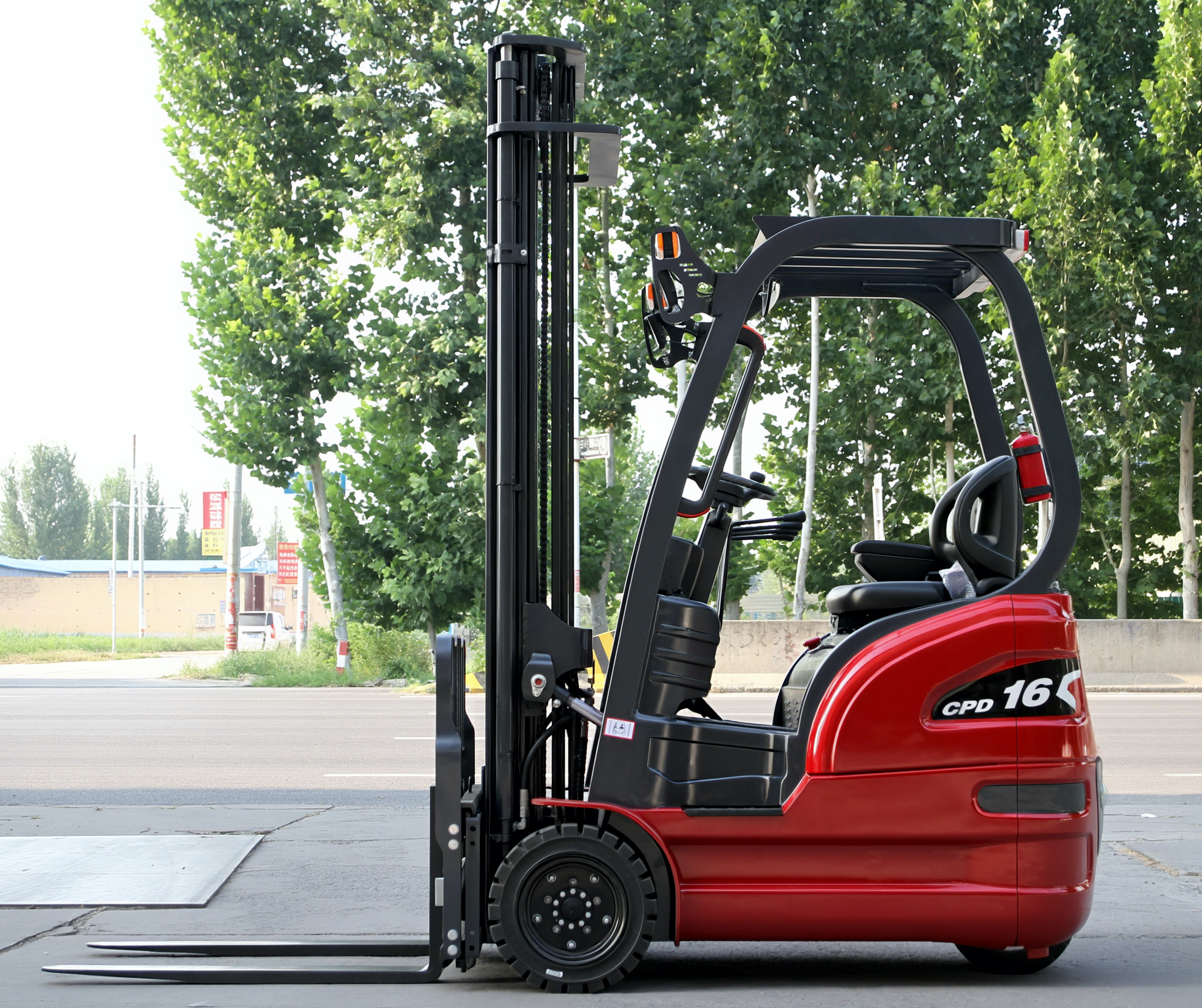 Forklift Elektrik Penyeimbang Berkualiti Tinggi Untuk Dijual