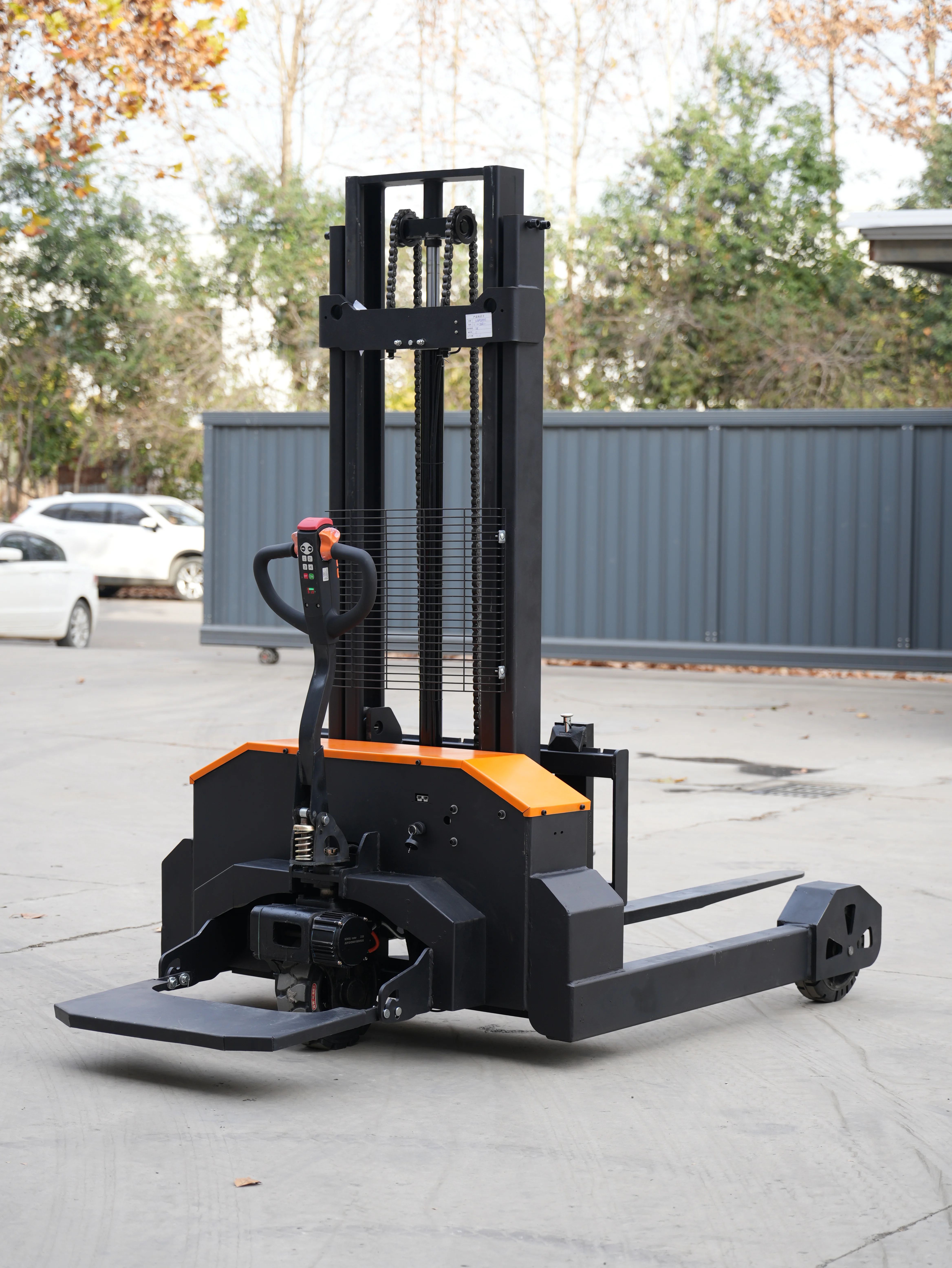 High-Quality Semi Electric Pallet Stackers for Efficient Material Handling