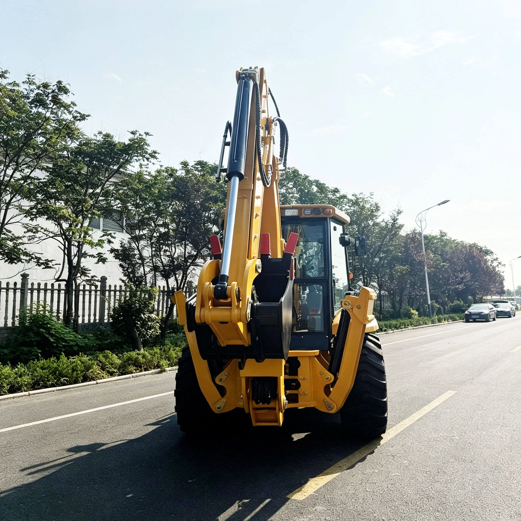 High-Performance Compact Backhoe Loader for Diverse Applications
